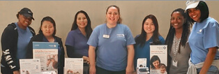 Employees showing leadership achievements image